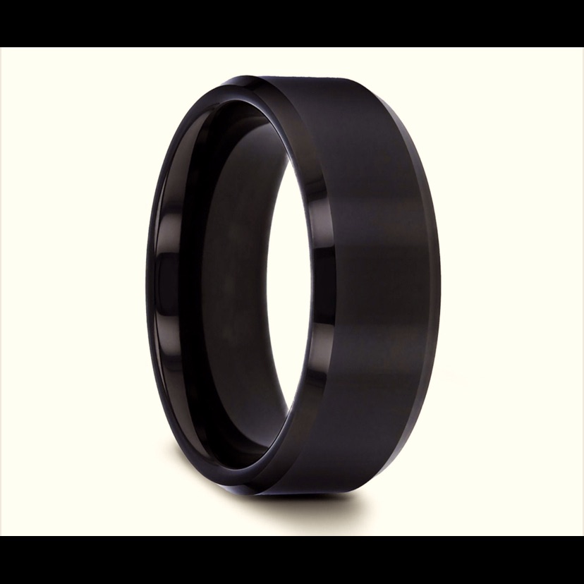 Mens Tungsten Band Ring